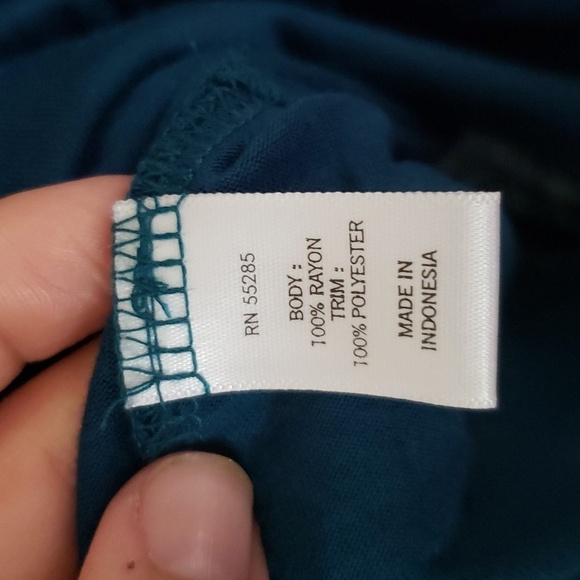 Express teal sequin back cowl neck tank top, sparkle glitzy tank top, Size small - Picture 5 of 8